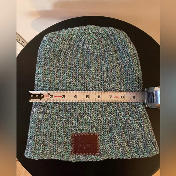 Love Your Melon Knit Beanie Hat Light Blue - Picture 3 of 7
